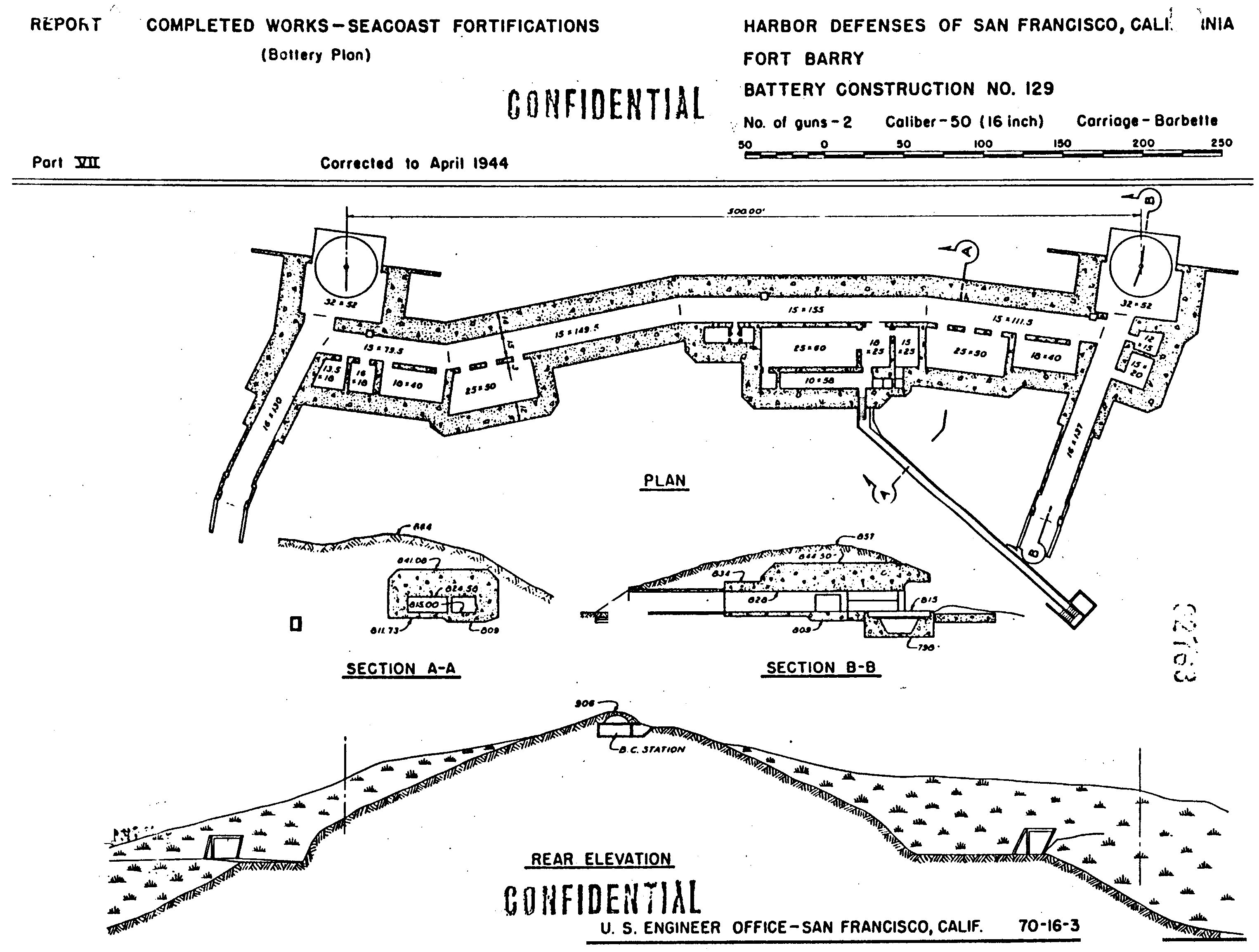 Report of Completed Works, BCN 129